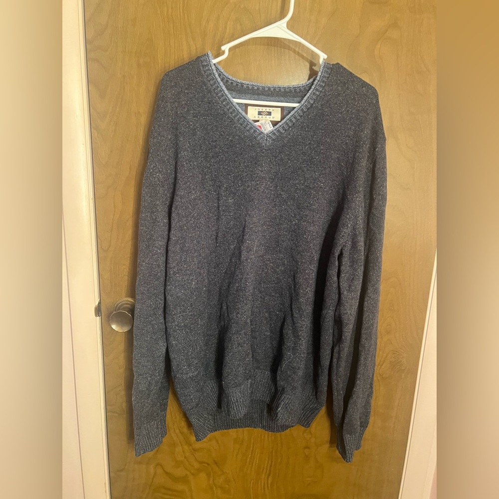 Joseph Abboud Charcoal Knit Pullover